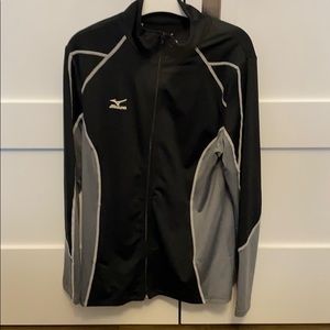 Grey and black Mizuno dry fit women’s M sweater